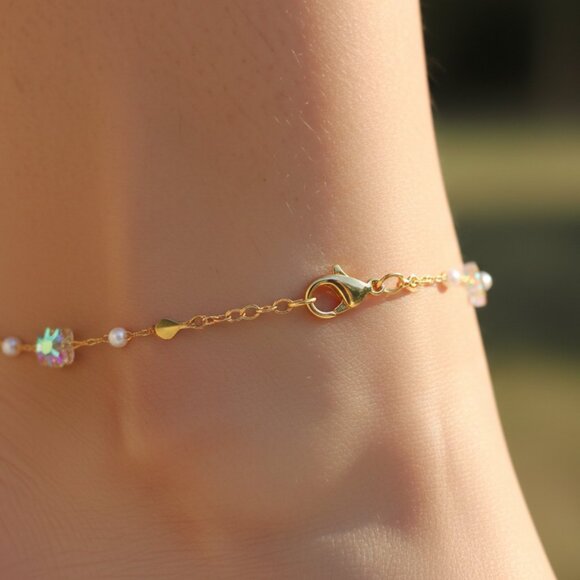 Elegant Handmade Anklet – Perfect for Women & Girls | Ideal Gift Option, DYC1520 - Picture 5 of 5